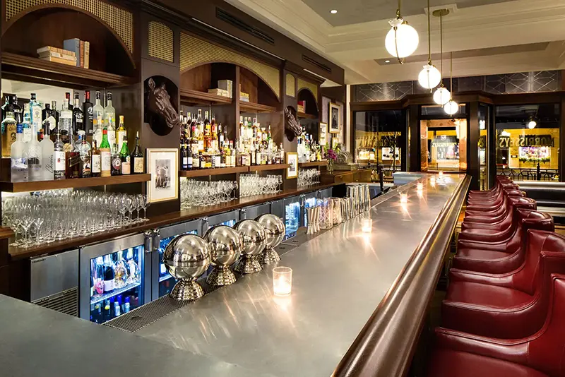 The Adelphi Hotel, Morrissey's Lounge Bar, Saratoga Springs, NY photography by Greg Ceo, photo edited by Valentin Sivyakov