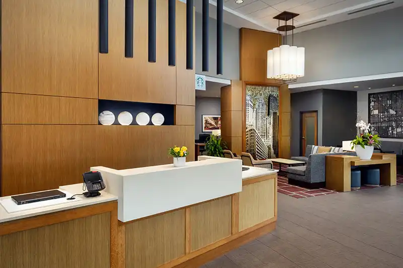 Hyatt Place Midway Chicago/Midway Airport, IL photography by Greg Ceo, photo edited by Valentin Sivyakov